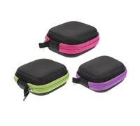 BEBEMOKO Essential Oil Bottle Storage Organizer Oxford Cloth Portable Pouch for Travel and Home Waterproof Case for Roller Bottles and Nail Polish Random Color