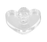 BEBEMOKO Eyeshadow Stamper and Blush Pressing Mold Heart-shaped Cosmetic Makeup Stamp Tool for DIY Face Highlighter and Contour Powder Pressing Accessory for Eye Shadow Repair