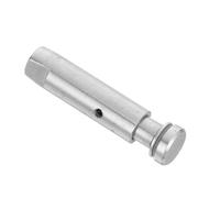 BEBEMOKO Fencing Tip Spare Heads Practice Fencing Tip Heads Silver Stainless Steel Lightweight Grip for Epee Foil Swords Tournaments Practice Training Equipment