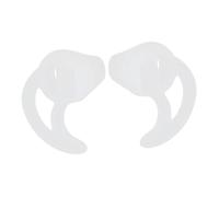 BEBEMOKO Fin Shape Silicone Ear Mold for Acoustic Tube Earpiece Small Replacement Earbud Tips for Left Right Ear Comfortable Non- Soft Silicone Earbud Covers