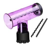 BEBEMOKO Hair Dryer Diffuser Cap for Curling Hair Purple Tornado Curling Attachment Blow Dryer Styling Tool with Large Wave Effect Suitable for Home and Salon Use