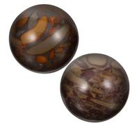 BEBEMOKO Hand Massage Balls Portable Ball for Rolling 2Pcs for Stress Relief for Elderly People at Home Or