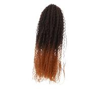 BEBEMOKO Heat-resistant Brazilian Braids Lightweight Afro Curly Braiding Hair Extensions for Crochet Styles and African Festival Accessories