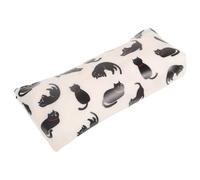 BEBEMOKO Kawaii Cat Pencil Case 3D Student Pencil Pouch White Multi-Function Portable Pen Storage Bag for School and Office Use