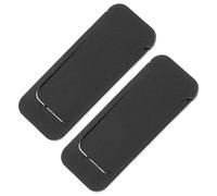 BEBEMOKO Laptop Webcam Privacy Cover Slide, 2pcs Black Square Camera Lens Protector for Laptop and Notebook, Computer Privacy Slider Accessory for Secure Video Conferencing