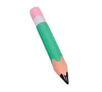BEBEMOKO Large Inflatable Pencil Balloon Back To School Classroom Decoration PVC Decorative Crayon Props for Indoor Outdoor Green Fun Vivid Student Props