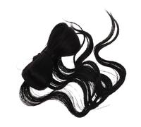 BEBEMOKO Long Wavy Ponytail Extension with Bowknot Clip Hairpiece for Women Curly Braided Fake Hair Bun Volumizing Hair Accessory Easy to Use and Stylish
