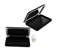 BEBEMOKO Magnetic Makeup Palette with Mirror Empty DIY Face Cosmetics Organizer Tray for Blush Highlighter Contour Powder Portable Travel Compact with Secure Magnetic Base