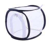 BEBEMOKO Portable Insect Habitat Cage Butterfly Enclosure for Observing Caterpillars Lightweight Mesh Terrarium for Garden Use and Educational Activities