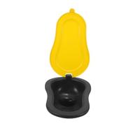 BEBEMOKO Portable Thick Plastic Temporary Squatting Toilet for Construction Site Outdoor Camping Travel Emergency Use Sturdy Non-Disposable Pail with Lid