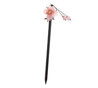 BEBEMOKO Retro Style Peachwood Hair Chopstick Vintage Wooden Hairpin for Women Traditional Hanfu Hair Accessory Elegant Simple Daily Headwear