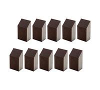 BEBEMOKO Rust Cleaning Emery Sponges 10pcs Set, Kitchen Descaling and Pot Rust Removal, Sturdy Sanding Sponge Cleaner for Household and Portable Use