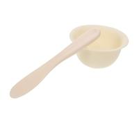 BEBEMOKO Silicone Facial Mask Bowl with Applicator Stick Lightweight Portable DIY Skin Care Mixing Bowls for Face Mask Application Professional Silicone Material Easy to Use and Hold