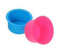 BEBEMOKO Silicone Wax Melting Bowl 2pcs Non-stick Wax Warmer Liner Pot Heating Tool Replacement Parts