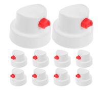 BEBEMOKO Spray Paint Nozzles for Aerosol Cans 10Pcs High-Flow Caps with Waterproof Button for Graffiti and Specialist Spray Paint Applications
