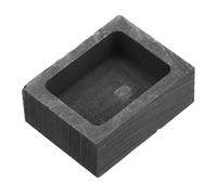 BEBEMOKO Square Graphite Casting Mold with Oil Groove for Gold Silver Jewelry DIY Metal Melting Projects High Temperature Resistant Ingot Mold for Precious Metal Refining and Crafting