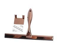BEBEMOKO Stainless Steel Shower Squeegee for Bathroom and Window Cleaning Handle for Glass Mirror Car and Shower Door Practical Water Wiper for Men and Women