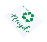BEBEMOKO Trash Can Classification Sticker PVC Removable Self-Adhesive Recycling Label for Waste Bin Sustainable Garbage Sorting Aid