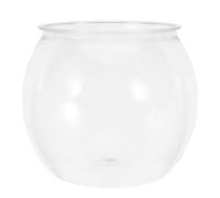 BEBEMOKO Unbreakable Fish Tank Durable Imitation Aquarium for Small Fish and Turtles Desktop for Creating Beautiful Aquatic Environments Round Bowl