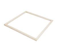 BEBEMOKO Unfinished Solid Wood Canvas Frame 50 X 50cm with Natural Rustic Finish, Easy to Assemble Wood Frames for Canvas Painting, for Wall Hanging and Home Art Projects