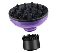 BEBEMOKO Universal Hair Diffuser Cover for Salon Hair Dryer 4.2-6.2cm Nozzle Blow Dryer Accessory Purple for Styling and Drying