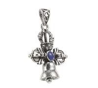 BEBEMOKO Vintage Vajra Pestle Pendant Necklace Charm Durable Cross Charm for DIY Jewelry Making for Bracelets Necklaces Home Decor More Friends Loved Ones