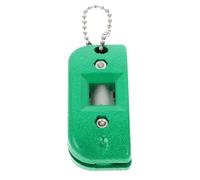 BEBEMOKO White Sandstone Ice Skate Sharpener Grindstone for Hockey Figure Goalie and Dance Skates Dual Ended Blade Conditioner Tool with Screw for Maintenance Ice Random Color