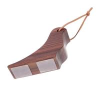 BEBEMOKO Wooden Door Stopper Bird Design Door Wedge Stopper for Bedroom with Black Walnut Finish for Home Use