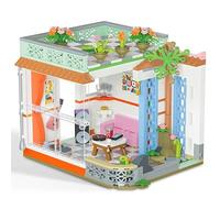 Beberlu Flower House Building Sets, 598PCS DIY Friends House Building Blocks Kit Architecture Model, Creative Home Decoration Collection Gift Toys for 6+ Kids Boys Girls Teens and Adult