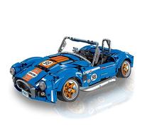 Beberlu Technic Sports Car Building Set, 1816 pcs Retro Shelby Cobra Super Car Collectable Model, Idea Modular Building Blocks Kit Toys Gifts for Age 6+ Boys Girls Kids Adults