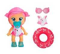 Bebés Llorones CRY BABIES Fun N' Sun Fancy | Water-compatible interactive doll that cries real tears and that you can also take with you for splashing - toy and gift for children from 18 months