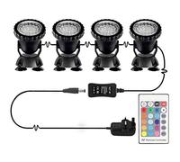 Bebester Pond Lights 4 Pack Garden Underwater Spotlight IP68 Waterproof