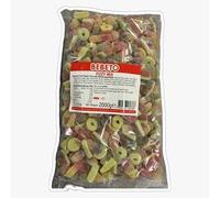 Bebeto Fizzy Mix Sour Gummy Sweets, Assorted Fruit Flavours, 2kg Bulk Pack