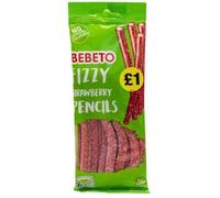 Bebeto Fizzy Strawberry Pencils 12 x 160g (PM)