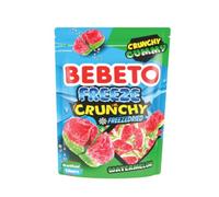 Bebeto FreezeDried Watermelon Slices 12 x 35g | Intense Watermelon Flavoured Freeze-Dried Sweets | Crunchy & Fruity Snack Packs | Halal Suitable