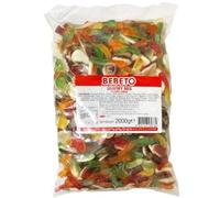 Bebeto Halal Gummy Sweets 2KG Bulk Bag - Assorted Mix of Fruit Flavoured Jelly & Chewy Treats | Halal Sweets in Bulk for Parties, Sharing, Ramadan, Eid, and Everyday Snacking