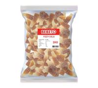 Bebeto Large Fizzy Kola Bottles 2kg - Sour Kola Flavoured Gummy Sweets