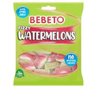 Bebetoo Fizy Ring Mix, Big Mix, Big Fizy Mix,Just Bears, Strawberries & Fizy Watermelons 10 x 150g | With Fruit Juice (Fizy Watermelons)