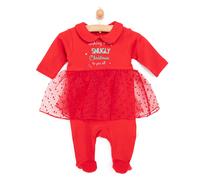 Bebetto Newborn Christmas Holiday Footed - Red