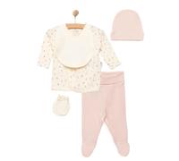 Bebetto Organic My Mushroom Girl 5 Piece Set - Light Rose