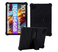 Bebiger Protective Case for Callsky-Tab Cpad 10 10.1 inch Tablet, Kids Friendly Soft Silicone Adjustable Stand Cover for Callsky-Tab Ctab 10 Tablets Black