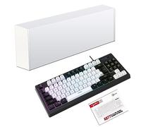 BEBIKR Gaming Keyboard USB Corded Keypad 87 Keys Backlit Gaming Keyboards Thin Film Mechanical Feeling 87 Key Compact Keyboard Flicker Speed Keyboard Materials Keyboard Membrane Key