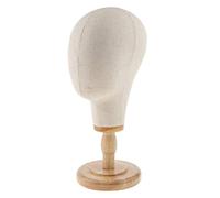 BEBIKR Wig For Head Stand Mannequin For Head Wig Stand For Home Salon Use 22'' Canvas Manican Block For Head Mannequin Head Stand