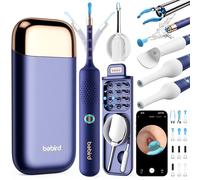 BEBIRD Ear Cleaning Camera Wax Removal Tool kit, Flexible Ear Scope Otoscope Camera Light, Visual Ear Picker Wireless Earwax Remover Tweezers for Adults & Kids