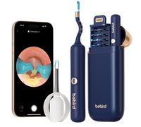 bebird Ear Wax Remover Otoscope, 1920P HD Flexible Ear Camera with Tweezers & Replacement Tips for Ear, Nose & Neck Examinations, for Adults & Children