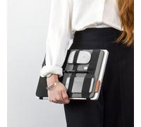 Beblau FOLD Portable Electronic Organizer attachable to your Devices | Desktop Organizer Office, Home & School | Working from Home Solution | Laptop accessories | Backpack Insert | BIRTHDAY GIFT DARK