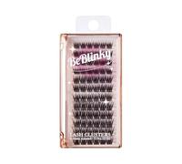 BeBlinky Wispy Volume False Eyelashes Eyelash Extension Kit 02 9mm-16mm Wide Band Easy to Apply and Remove No Damage to Natural Eyelashes 72 Clusters
