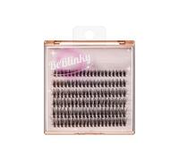 BeBlinky Wispy Volume False Eyelashes Eyelash Extension Kit 07 9mm-16mm Narrow Band Easy to Apply and Remove No Damage to Natural Eyelashes 120 Clusters
