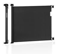 Beblo Retractable Baby Gate & Dog Gate for Stairs, Extra Wide 150cm x 86cm (59" x 34") Extendable Mesh Stair Gate, No Drill Child Safety Gate for Doorways, Hallways, Indoor/Outdoor Use, Black