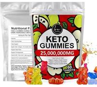 beBloomie Keto Complex Gummies - High Strength Advanced Ketogenic Formula with Vitamin B6 & Chromium for Metabolism Support - 60 Gummy Bears